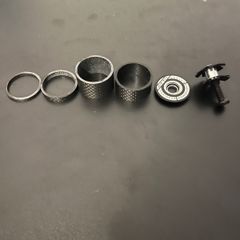 Headset spacers + star nut + end cap and bolt