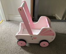 Aldi wooden toy pram