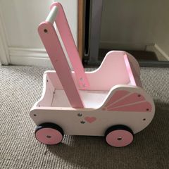 Aldi wooden toy pram