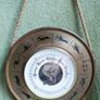Vintage Zodiac Barometer Hygrometer Wall Hanging West Germany Image 2