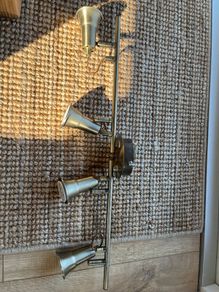 Spot light track antique brass
