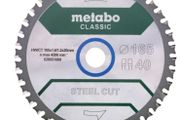 Metabo steel cut/sandwich panel - classic 628273000 Circular saw blade 165 x 20 x 1.6 mm 40T