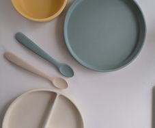 Mushie Silicone Baby Weaning Set