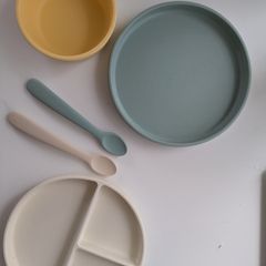 Mushie Silicone Baby Weaning Set
