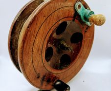 antique fishing reel