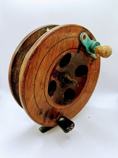 antique fishing reel