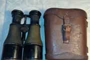WW1 Era Binoculars In Original Case