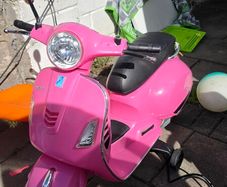 Ride on - still working just left outside. Might be handy for parts but still work fine. Must go together
