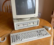 Amstrad PC 1512 with printer in original packaging