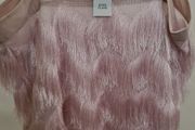 River Island Pink Feather Ethnic Top Size 12 Nwt