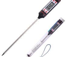 Kitchen Digital BBQ Food Thermometer Meat Cake Candy Fry Grill Dinning Household Cooking Thermometer Gauge Oven Thermometer Tool