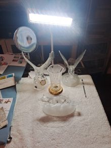 crystal glass figures