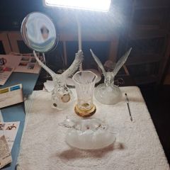 crystal glass figures