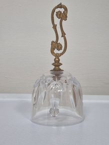 Vintage Brass / Crystal  Bell
