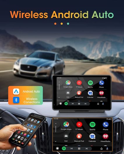 7 inch CarPlay Android Auto Car Radio Multimedia Video Player Portable Touch Screen Rear View Camera AUX For Kia Toyota VW Ford