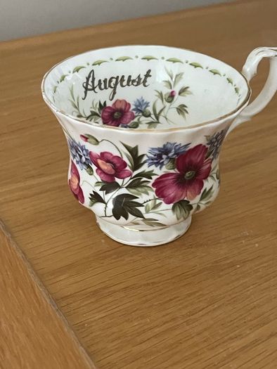 Royal Albert flower of the month May and August