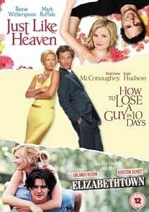 Just like Heaven / How To Lose a Guy in 10 Days / Elizabethtown DVD Triple Pack Brand New & Sealed