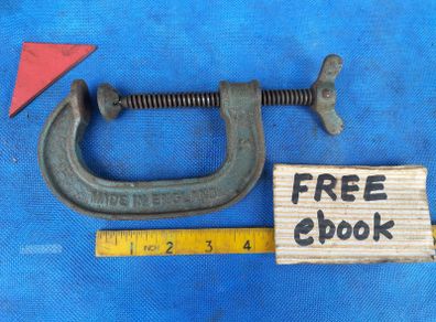 3" Cast Iron G clamp.