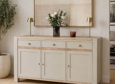solid oak sideboard