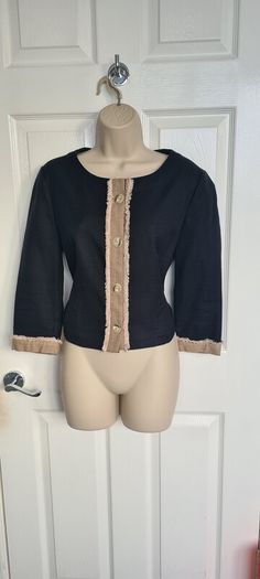 Black box jacket from Italian Designer Fabiana Filippi size 12
