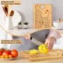 Brand New Laser Engraved Bamboo Cutting Board. Image 5
