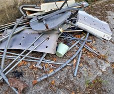 Scrap metal / old cylinder
