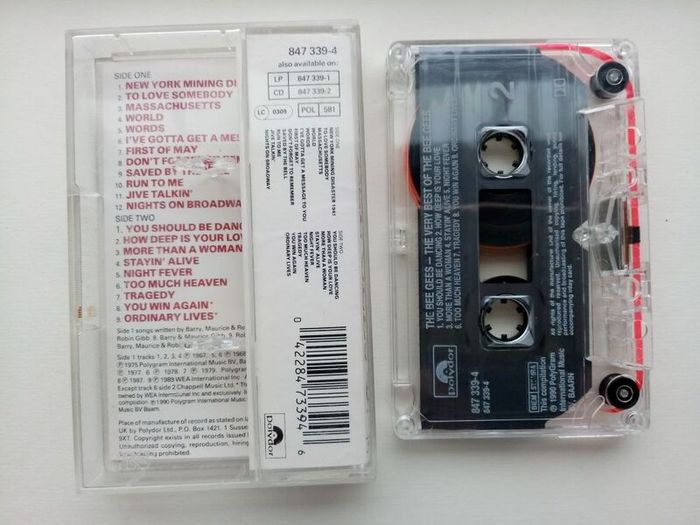 Bee Gees - "The Very Best Of" Cassette Tape