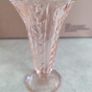 SMALL Art Deco Pink Glass Vase Image 4