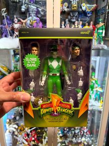 Mighty Morphin Power Rangers Green Ranger Glow In the Dark  Super 7 Ultimates