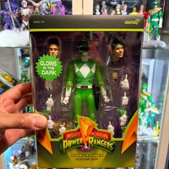 Mighty Morphin Power Rangers Green Ranger Glow In the Dark  Super 7 Ultimates