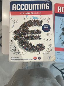 Accounting senior cycle text book and activity book