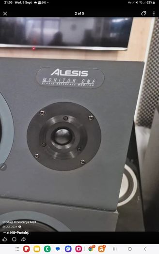 Alesis Studio Reference monitor one 200w Speakers