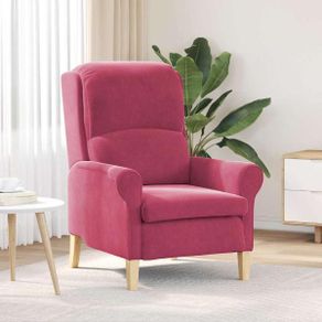Armchair Wine Red Velvet