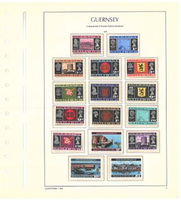 1969-99 Guernsey Stamp Collection in Printed Lighthouse Album (81 images)