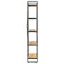 5-Tier Bookcase 140x30x180 cm Solid Mango Wood Image 3
