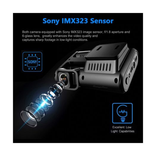 OUT OF STOCK-Car  Dash Cam  Wi-Fi Wifi 2160P 4K Dual lens (Inside+Outside) with Night vision