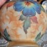 Handpainted Glass Globe shade Bellova Antique 1920s/30s Bellova Art Nouveau Czech glass globe shade Image 4