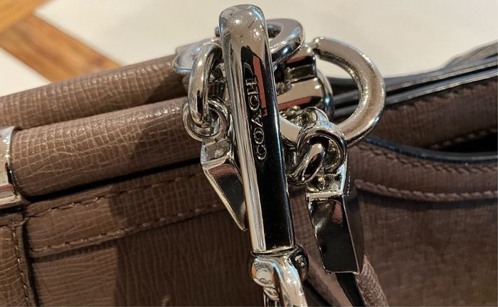 COACH  Brown Leather Satchel Handbag