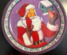 Christmas plates