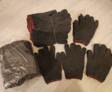 12 pairs work gloves