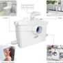 700W Sewerage Pump Macerator Toilet Waste Water Pump Image 3