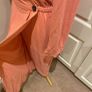 Massimo Dutti coral viscose mix dress size 8 Image 2