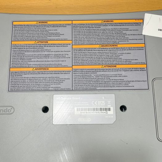 Nintendo Wii Fit Balance Board Official (rvl -0021) + Wii Fit Game