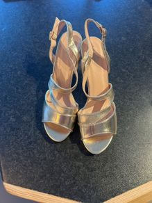 Gold High Heels size 41