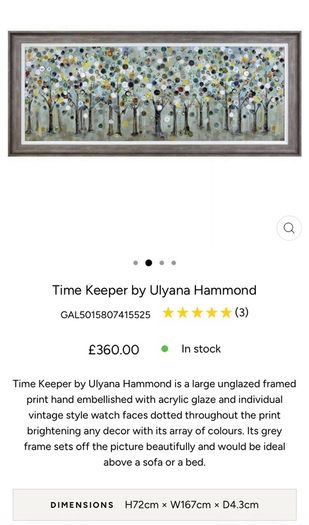 Painting Time Keeper by Ulyana Hammond