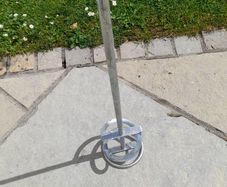 Plaster mixer for a drill