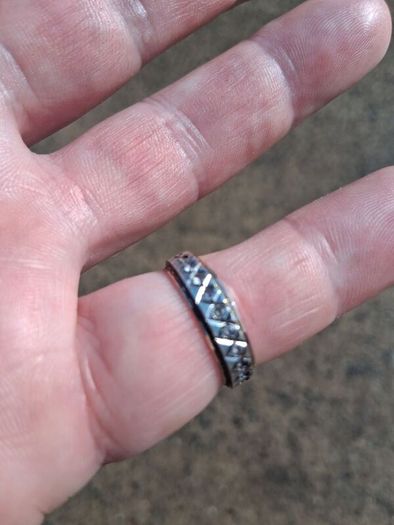 9k Gold 1970'S Full Eternity Ring(3 grams)