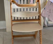 Wooden high chair