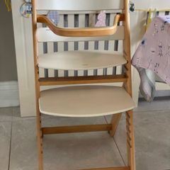 Wooden high chair