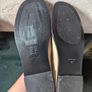 COS beige leather flat shoes Image 4